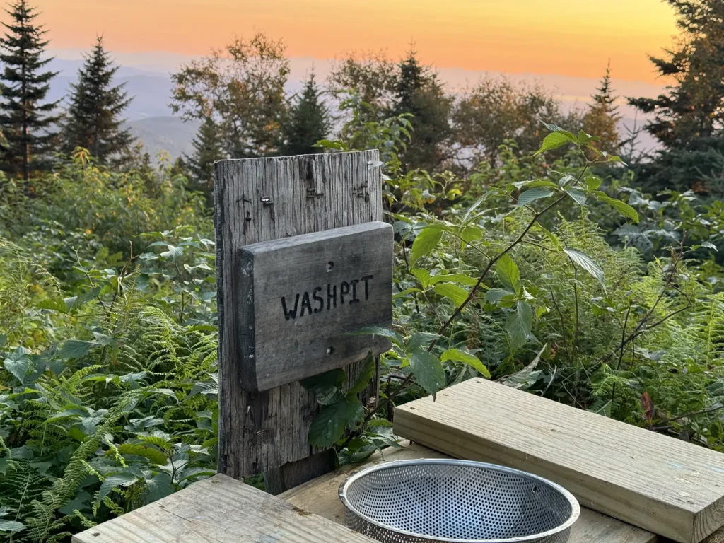 Leave No Trace_David Scott_New washpit with sunset!