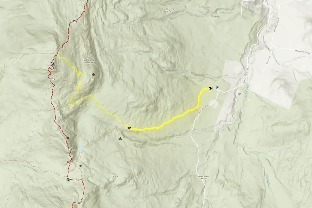 mount-mansfield-hellbrook-trail-static-map
