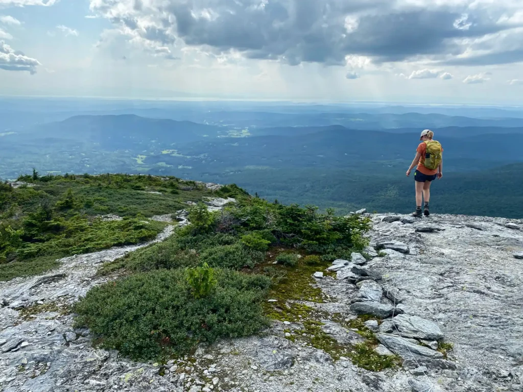 Membership Benefits Hiker on Mansfield Forehead 07 23 2024 SusanUjkaLarson