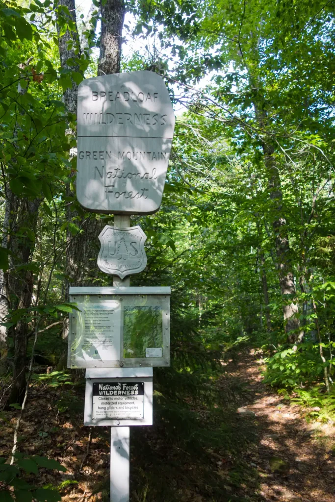 GMNF_Breadloaf Wilderness sign_KristinMcLane