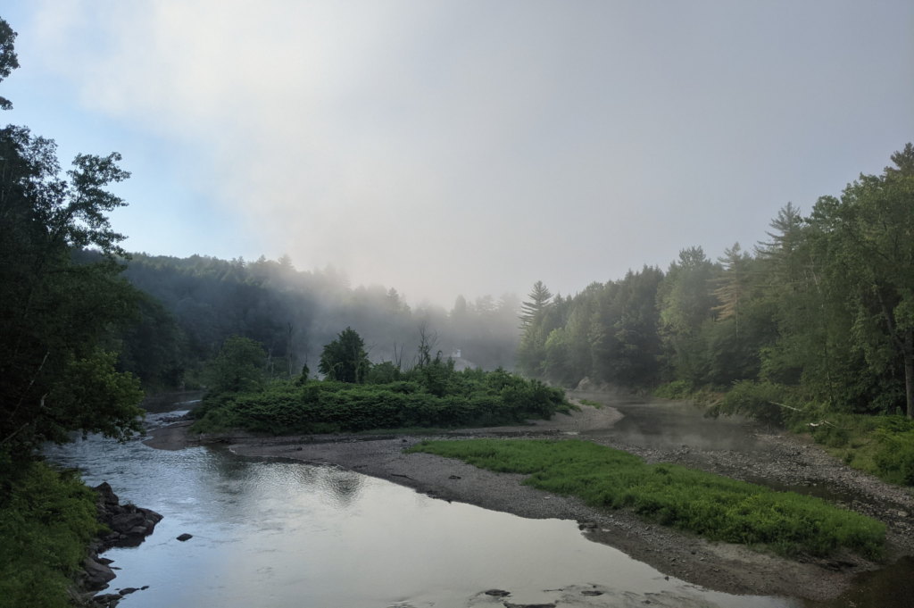 Landscape view during FKT attempt; courtesy, Mikaela Osler