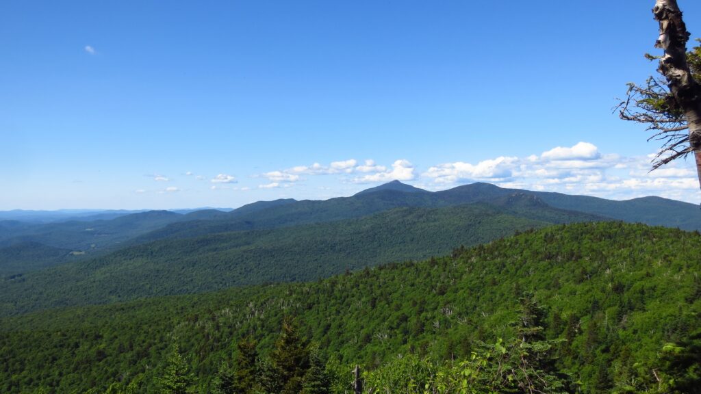 View of Camel's Hump in distance from Molly Stark's Balcony